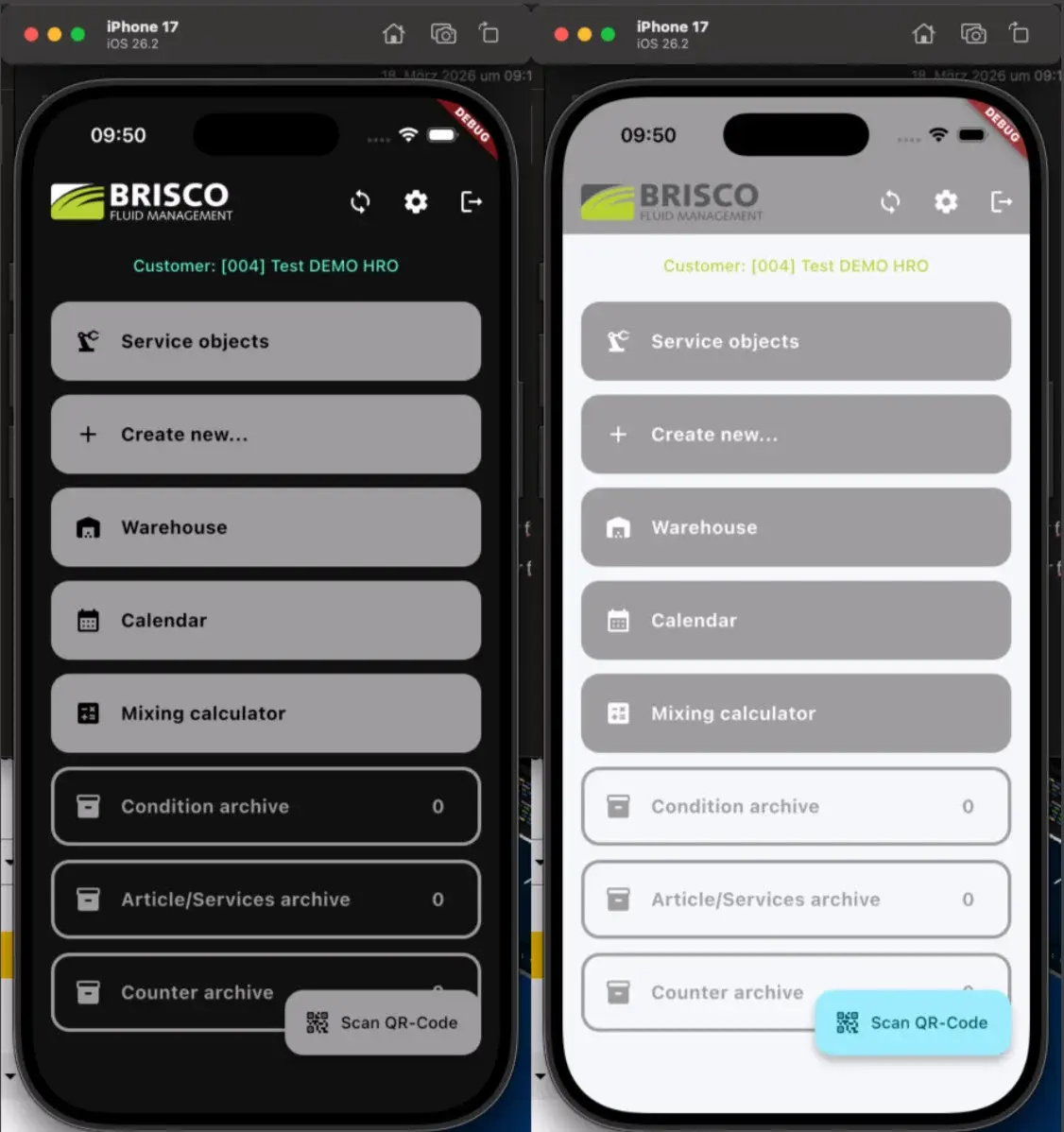 FLUIDAS Mobile App iOS Android Fluid Management