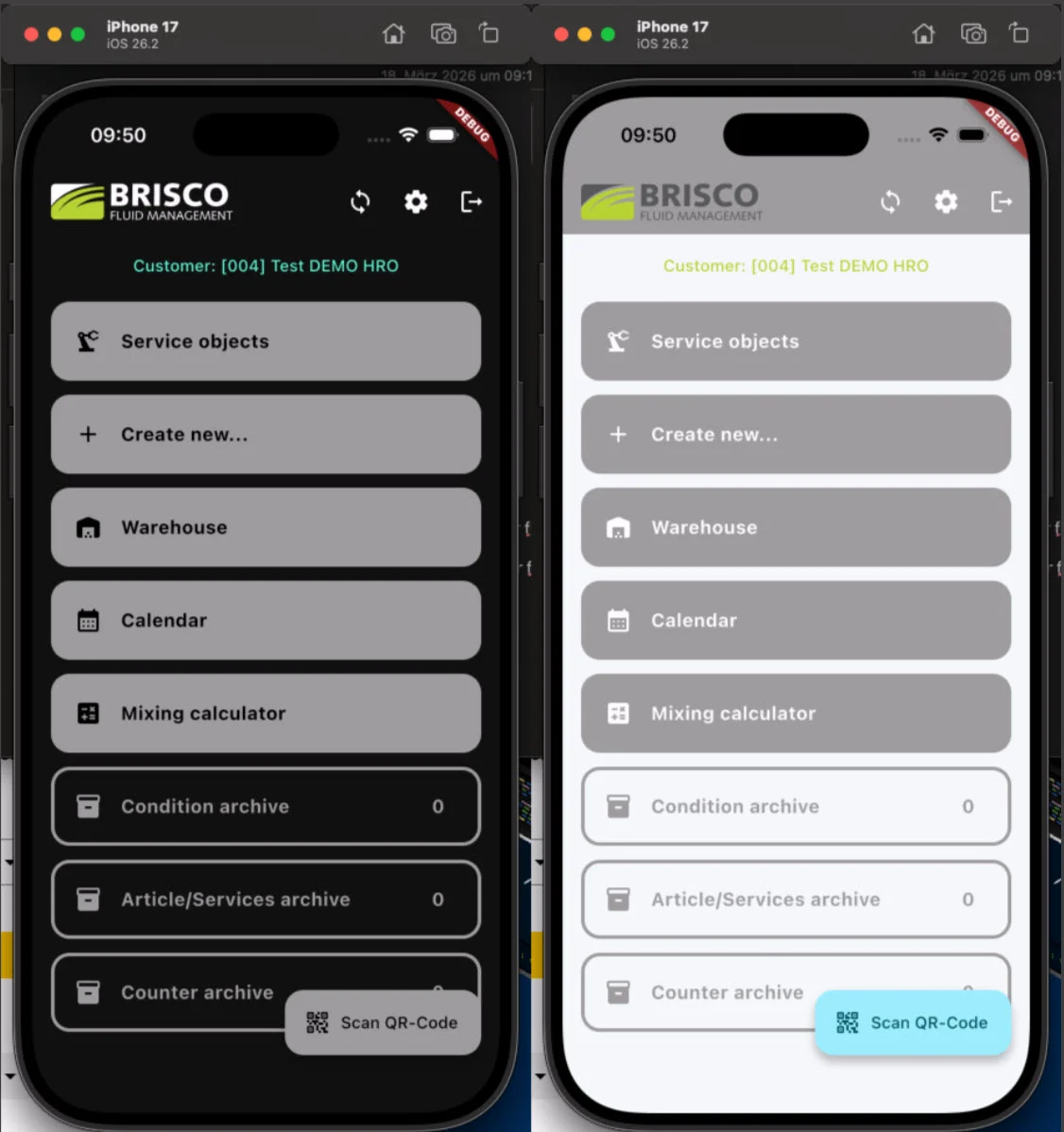 FLUIDAS Mobile App iOS Android Fluid Management